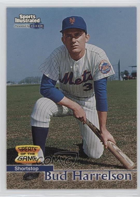 1999 Fleer Sports Illustrated Greats of the Game Bud Harrelson #81 0w7
