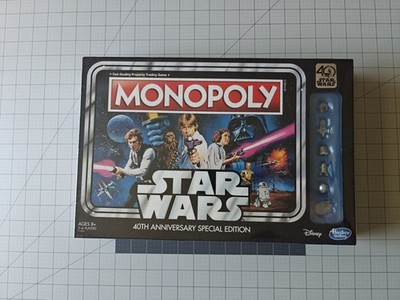 Monopoly Star Wars 40th Anniversary Special Edition Board Game New and Sealed 