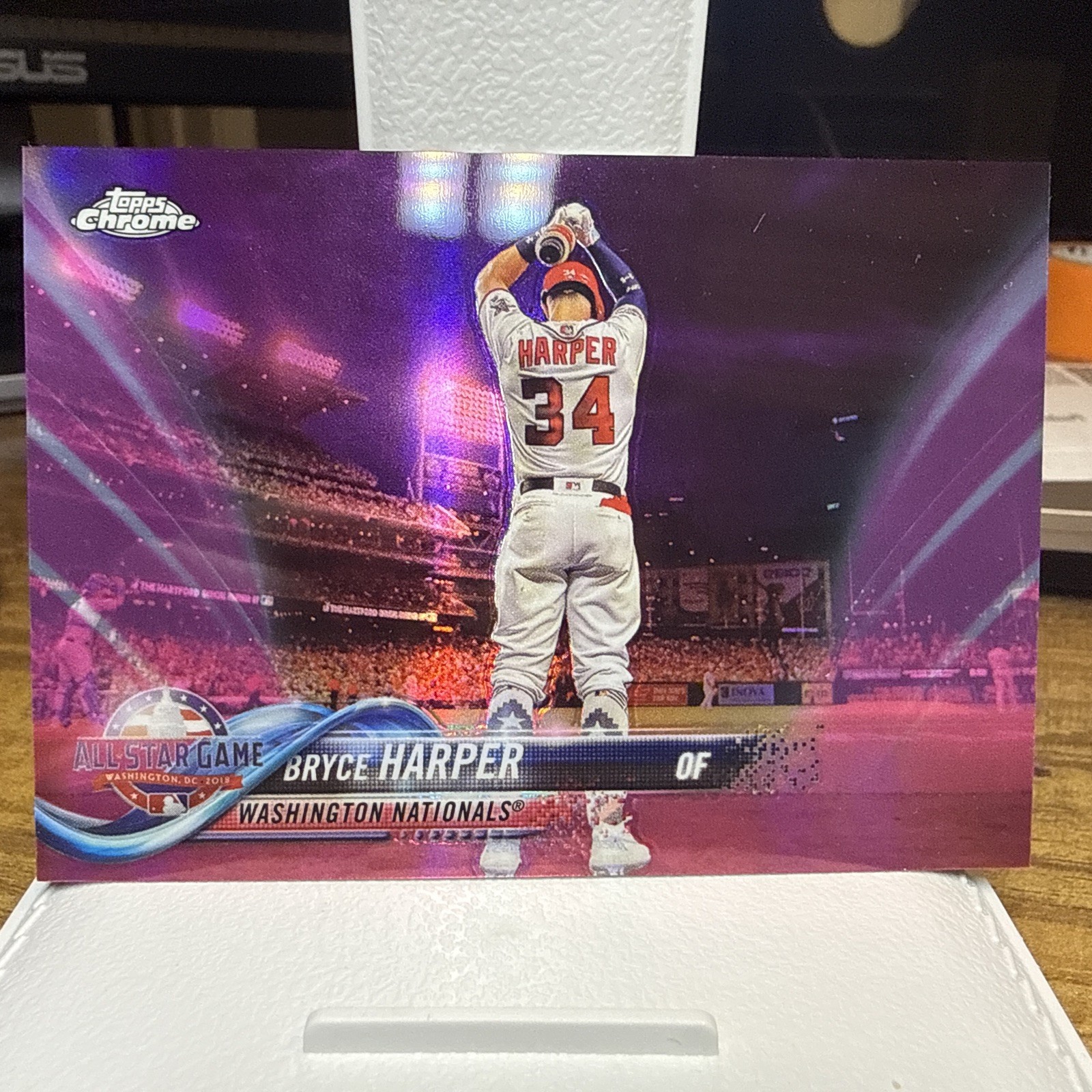 2018 Topps Chrome Update - All-Star Bryce Harper #HMT73 Pink Refractor NM+