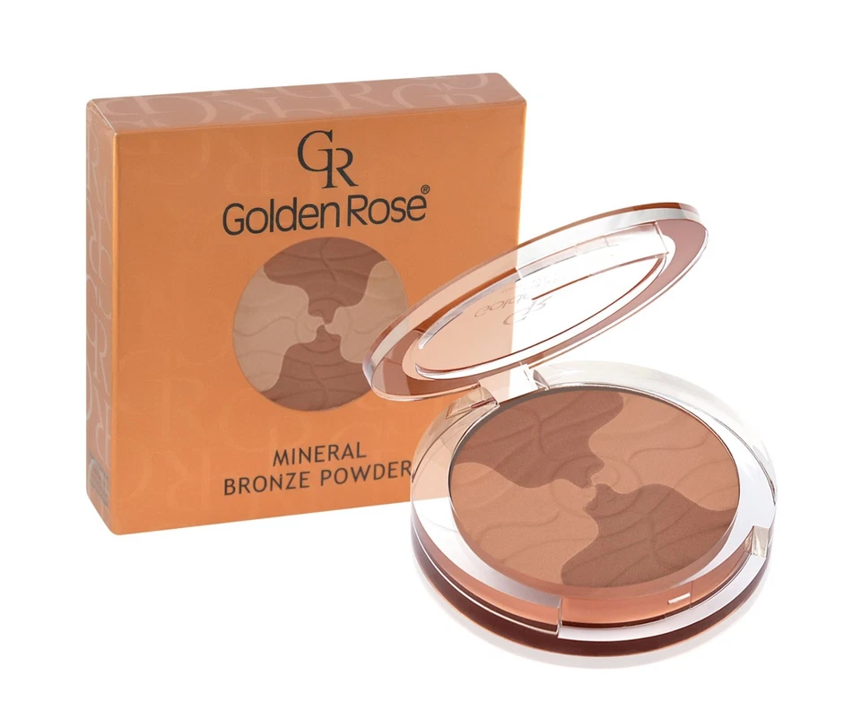 GOLDEN ROSE POUDRE compacte MINERAL BRONZE POWDER DE teint 01 halé 13gr NEUF - Photo 1/1