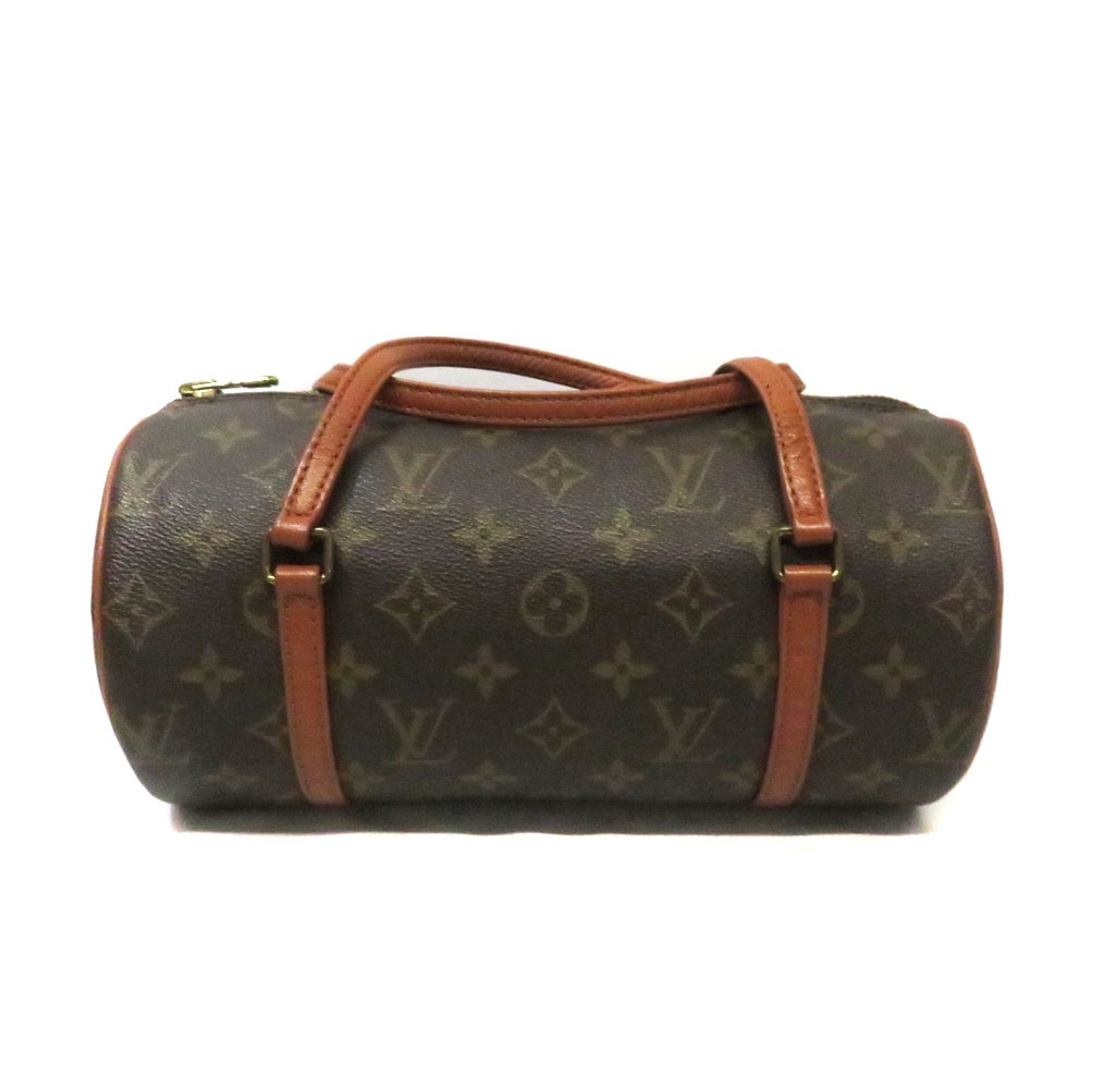 Louis Vuitton Papillon 26 Monogram Canvas Pig Leather Handbag