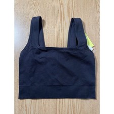 New Women  s All In Motion Seamless Sports Bra Moisture Wicking Black size Small