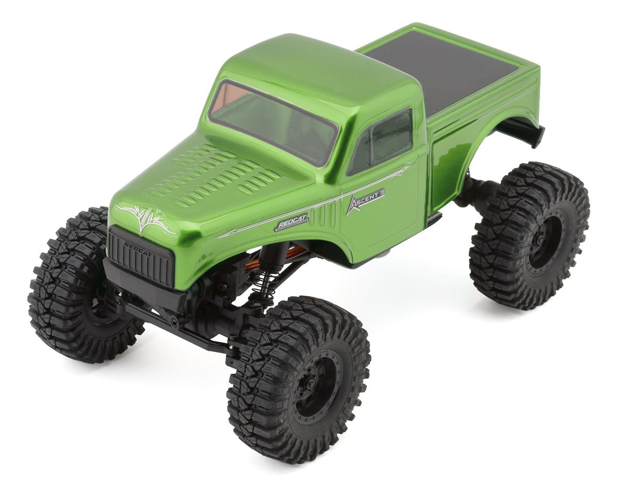Redcat Ascent-18 1/18 4WD RTR Brushed Rock Crawler [RER43483](Green) w/2.4GHz Radio, Battery & Charger