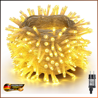 Lichterkette AußEn 20M 200 LED Warmweiß Wasserdicht Mit Timer 8 Modi