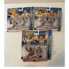 WWE 2011 Mattel Rumblers Action Figures 3 Pack Bundle see description details