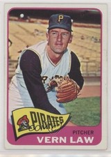 1965 Topps Vern Law #515 0z0n
