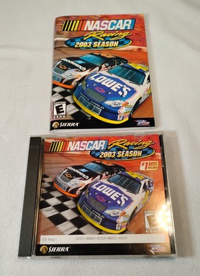 NASCAR Racing PC Game 2003 Season Sierra Papyrus Windows Goodyear Lowe's Chevy