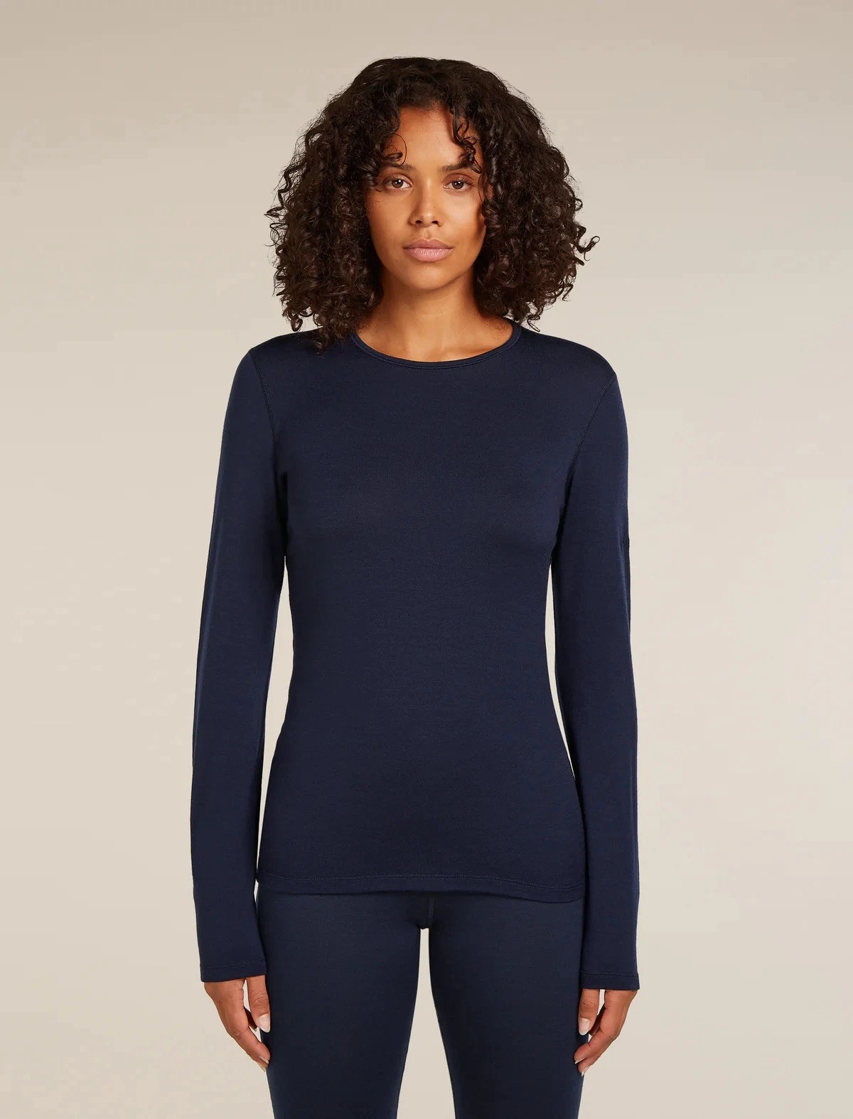 New Icebreaker 260 Tech Merino Baselayer Long Sleeve Crewe Women's Top Sz S