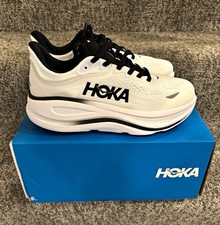 HOKA Bondi 9 men s size 8 D/Women s Size 9.5 SWhiteBlack 1162011-WBLC
