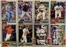 Eight 2026 Topps Celebration Confetti Refractors