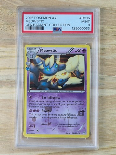 Meowstic graded PSA 9 for sale on eBay