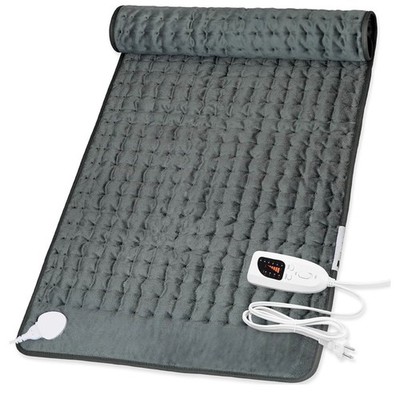 Electric Heating Pad For Back Pain & Cramps Relief 33''x17''6 Level Auto Shut Off