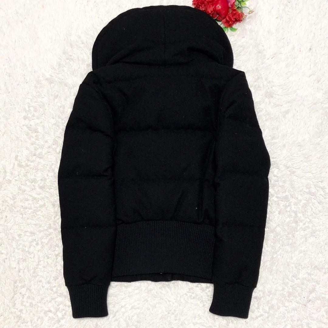 COACH Down Jacket C Patch Wool Black S Authentic - image 13