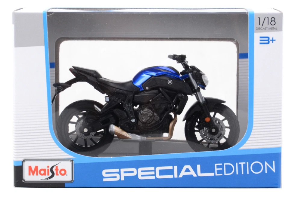 Yamaha MT-07 2018 1/18 versión regular Maisto modelo de coche fundido a presión ¡Nuevo!!! Foto 2 de 2