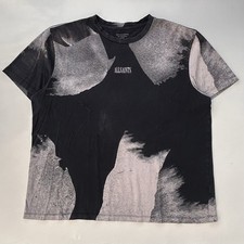 All Saints London Santana All Over Print T Shirt Size Men s Large Relaxed Fit