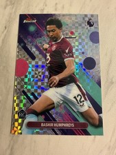 2025-26 Finest Premier League Bashir Humphreys RC #24 Checkerboard