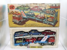 Corgi Gift Set 41 Ford Tilt Cab Carrimore Car Transporter & Six Cars Boxed orig