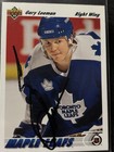Gary Leeman Toronto Maple Leafs autographed  card (1992-93 Upper Deck #272) — photo 1