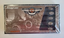 Vtg Snap-on Harley Davidson 95th Anniversary 5-pc Screwdriver Set 1998 Sealed Le