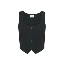 Wilfred 'Artusi' Black Polyester Vest Size 2