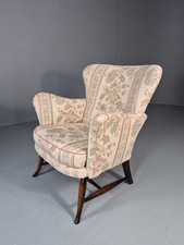 Vintage Ercol 236  Midcentury Armchair with Floral Cotton Retro EB11707 MNOR