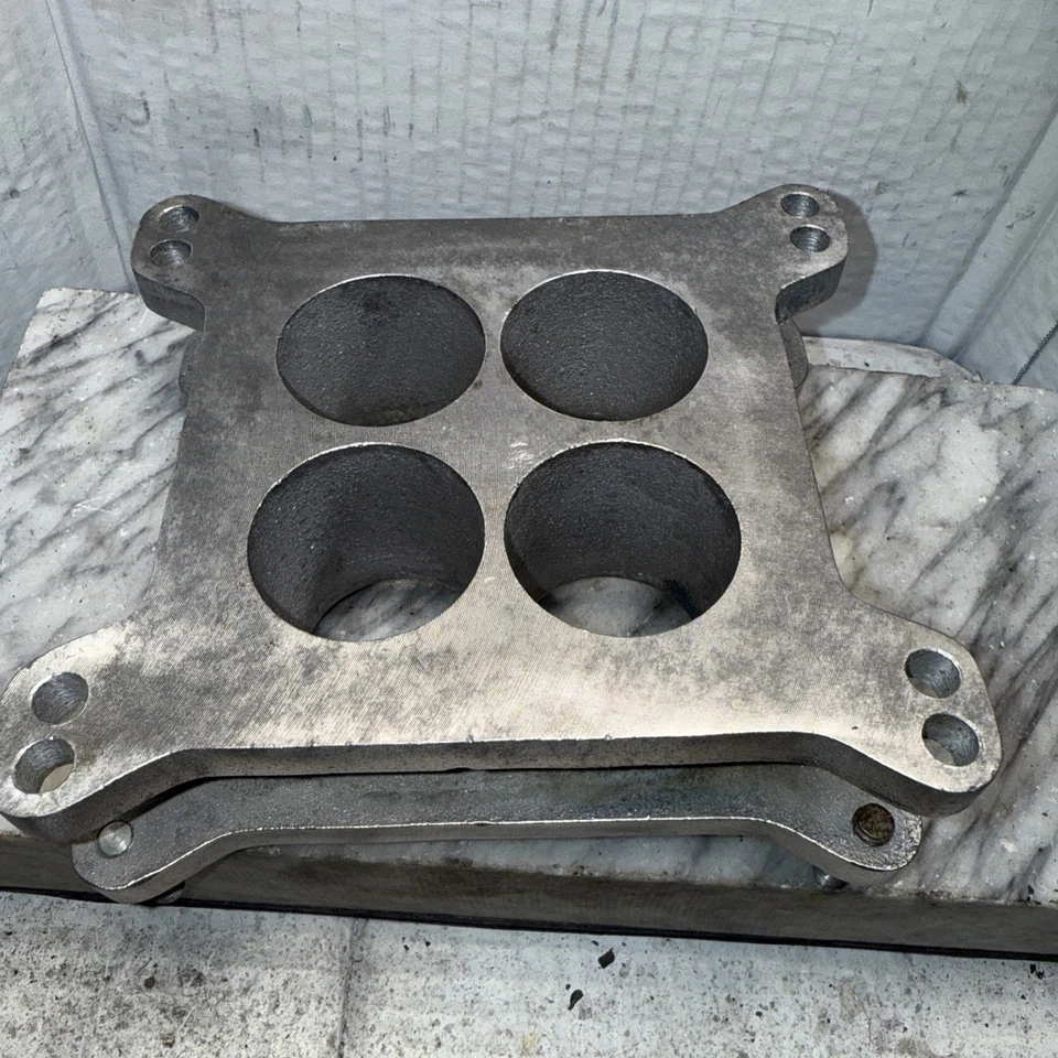 АЛЮМИНИЕВАЯ ПРОКЛАДКА КАРБЮРАТОРА OFFY 2 ДЮЙМА С ЧЕТЫРЬМЯ ОТВЕРСТИЯМИ #5619 - Изображение 3 из 3