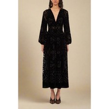 NEW NWT Ulla Johnson Elora Dress Black Mazi Size 2