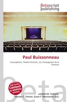 Paul Buissonneau Francophone, Theatre Director, Les Compagnons De La Chanson