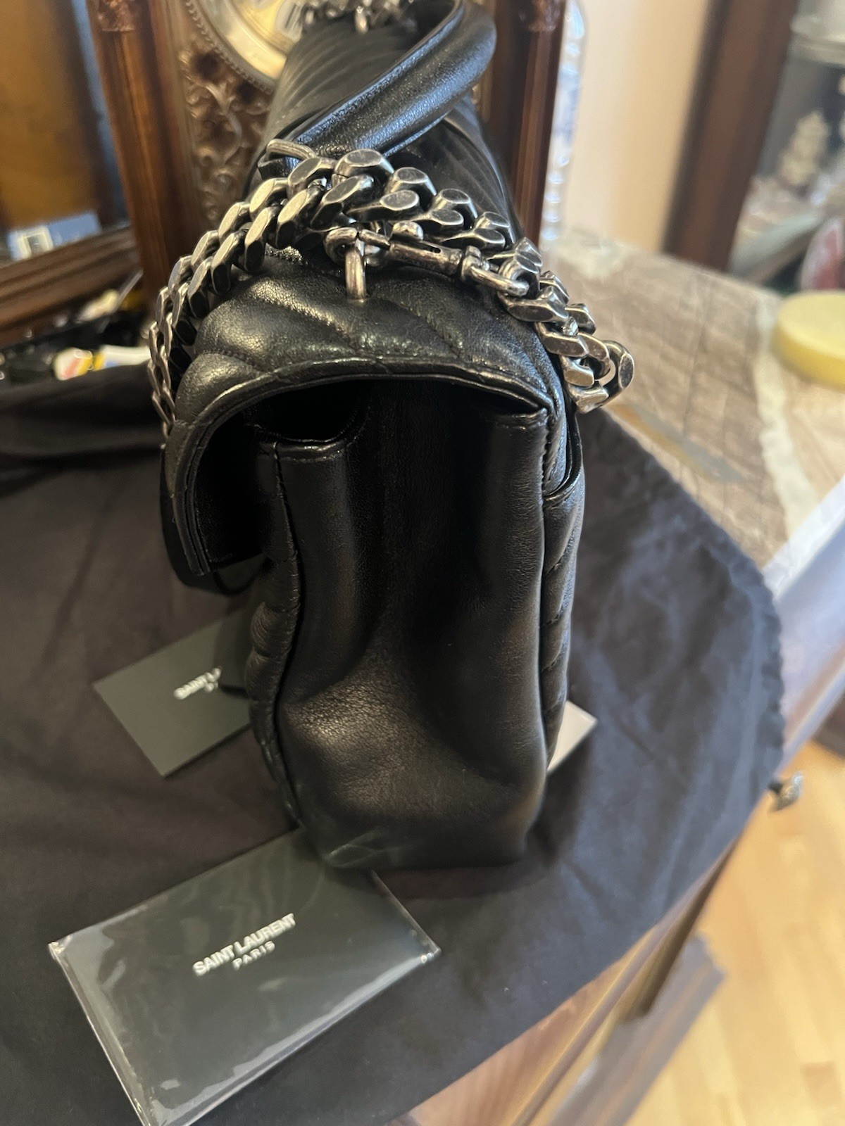 YSL Saint Laurent grande college nero