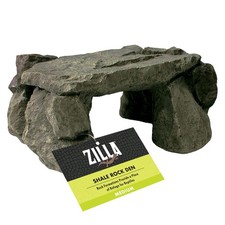 Zilla Pet Reptile Terrarium Shale Rock Den Decor Basking Hide for Reptiles