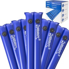 8.5 Ft Double Chamber Pool Water Bags,5 Packs-Water Tube for Winter Pool Cover