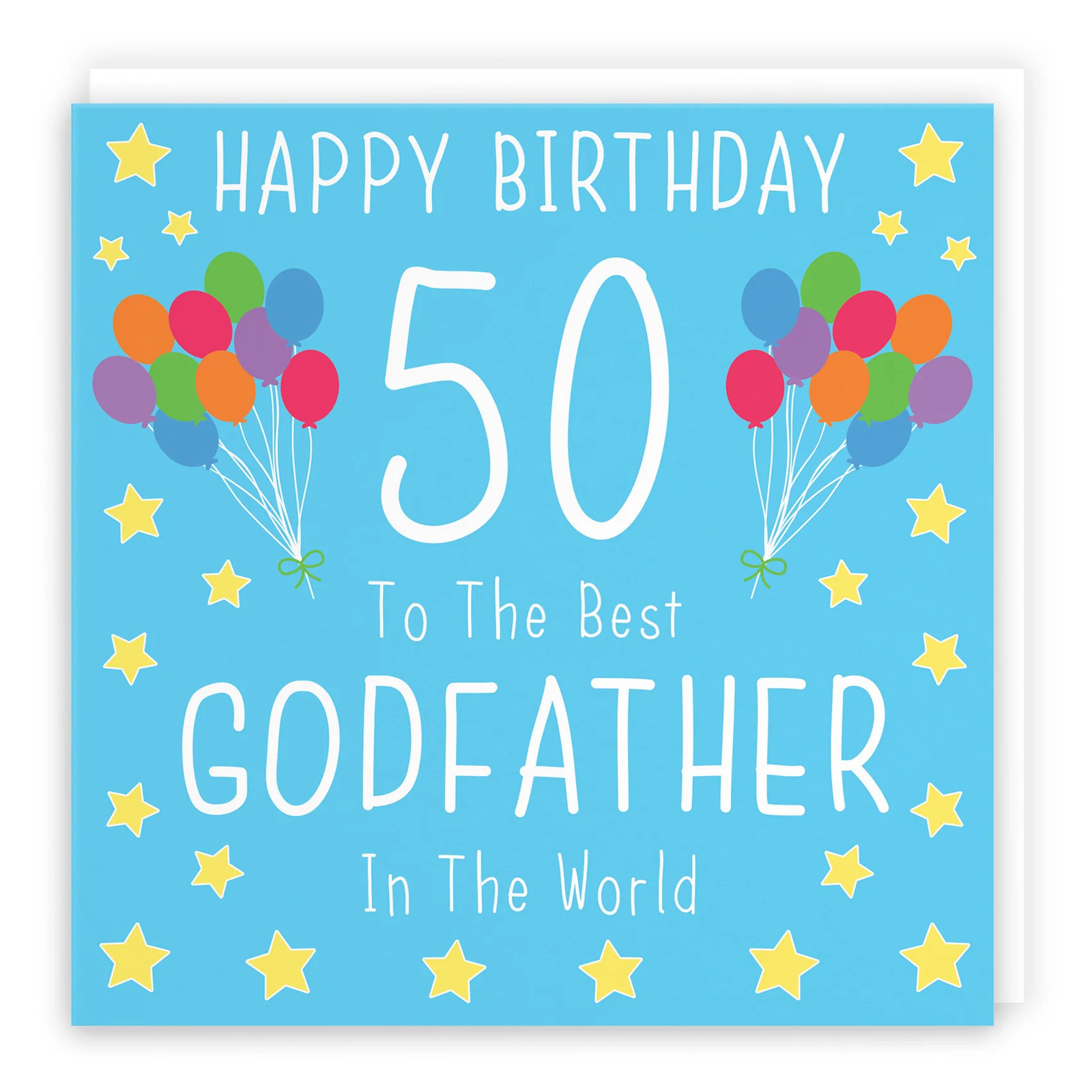 50th Godfather Birthday Card Iconic