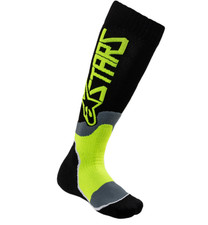 MX Plus 2 Youth Socks - Black/Yellow - Medium/Large