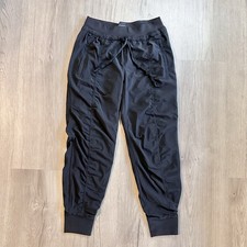ATHLETA Attitude Black Jogger Pants Petite size 2P Lounge Travel Performance