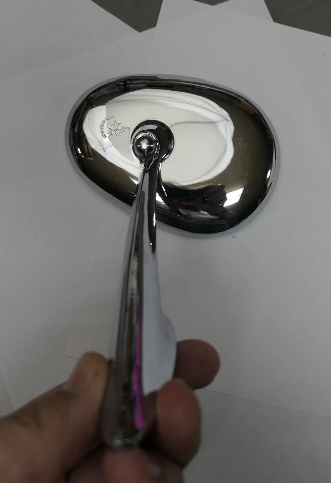 Espejo retrovisor lateral exterior Porsche 356 356A 356B 356C Aero - Excelente reproducción Foto 4 de 4