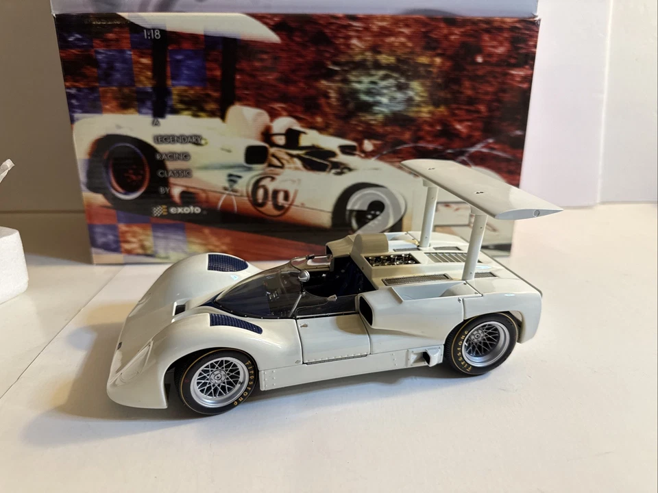 Exoto 1966 Racing Legends Chaparral 2E 1:18 Diecast Model Jim Hall No Number New - Image 2 of 4