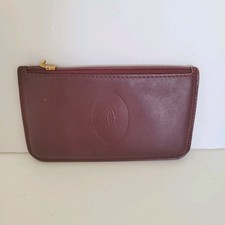 Cartier Vintage Mini Coin Holder Wallet Borde...