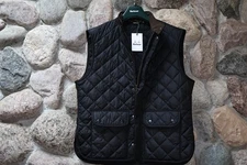 Barbour Lowerdale Quilted Gilet Vest MGI0245BK11 Black U.K Sizing Extra Large XL