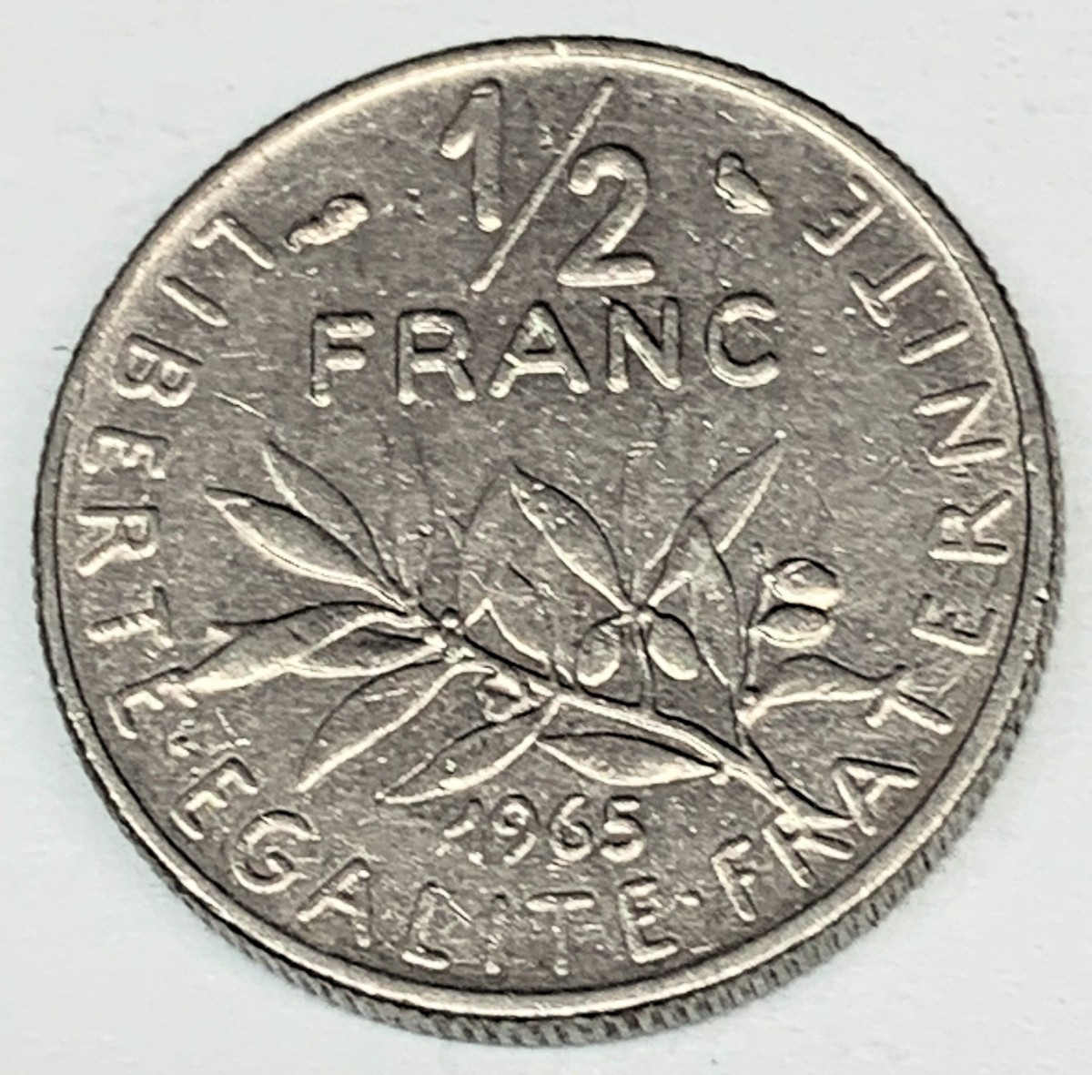 その他 ELLE French 15 JUILLET 1965 C8627 FRANCE COIN, 1/2 FRANC 1965 | eBay
