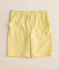 Hurley Boys Hybrid Stretch Shorts XL 10" inseam Yellow Elastic Waist Surf Swim