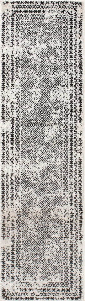 Bohemian Distressed Border Stain Resistant High Traffic Living Room Kitchen B... - Image 2 of 4