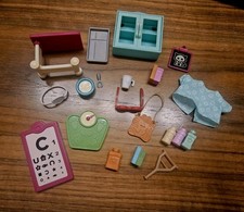 Li'l Woodzeez médico dentista sin cita previa clínica juego médico accesorios