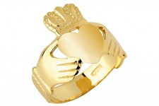 Gold Claddagh Ring Traditional