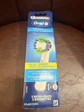 Oral-B Professional Precision Clean Replacement Brush Head 5 count  White  NEW