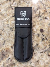 TickCheck 2 Pc Premium Tick Remover Kit Stainless Steel Tick Remover + Tweezers