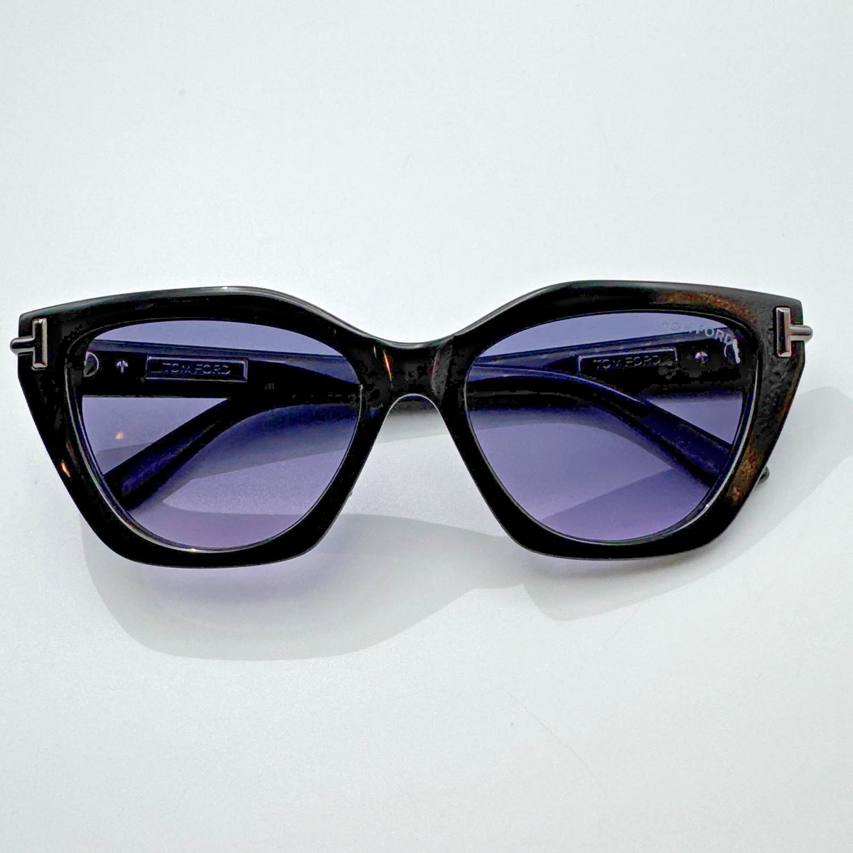Tom Ford Sunglasses IRIS-02 TF1312 90W Blue Butterfly Gradient Blue Lens 56mm IRIS SUNGLASSES | TOM FORD Fashion main image 3