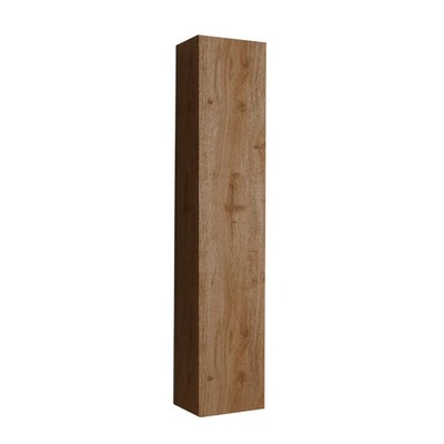 Hängender Badezimmerschrank 1 Tür Holz Eiche Edon