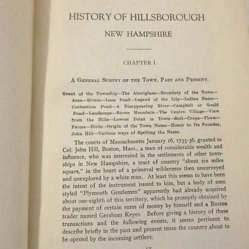 History of Hillsborough New Hampshire 1735 1921 Genealogy Family History Browne - Picture 14 of 24