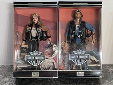Harley Davidson Collector's Edition -Barbie and Ken Doll Set 25637 25638-NIB