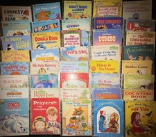 Vintsge Lot Of 40 Little Golden Books Vintage...